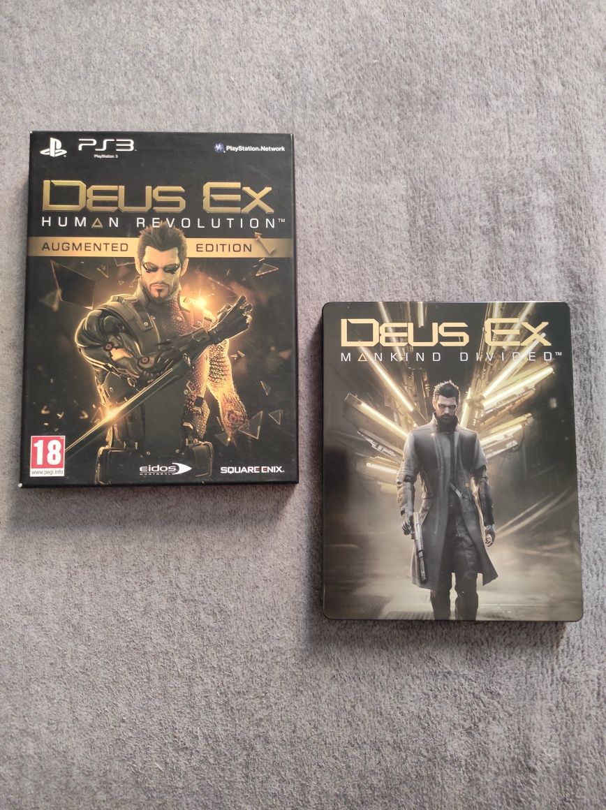 Deus Ex Human Revolution, Deus Ex Mankind Divided, Deus Ex,PS2,PS3,PS4