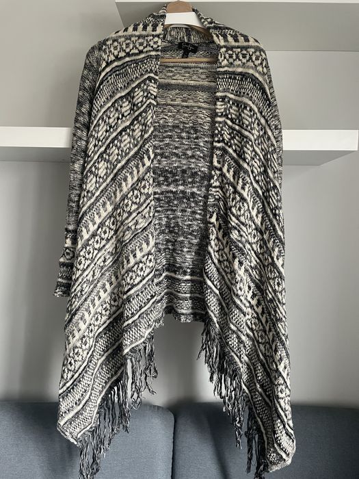 Kardigan z frędzlami (bawełna 72%) Jessica Simpson roz.L (stan dobry-)