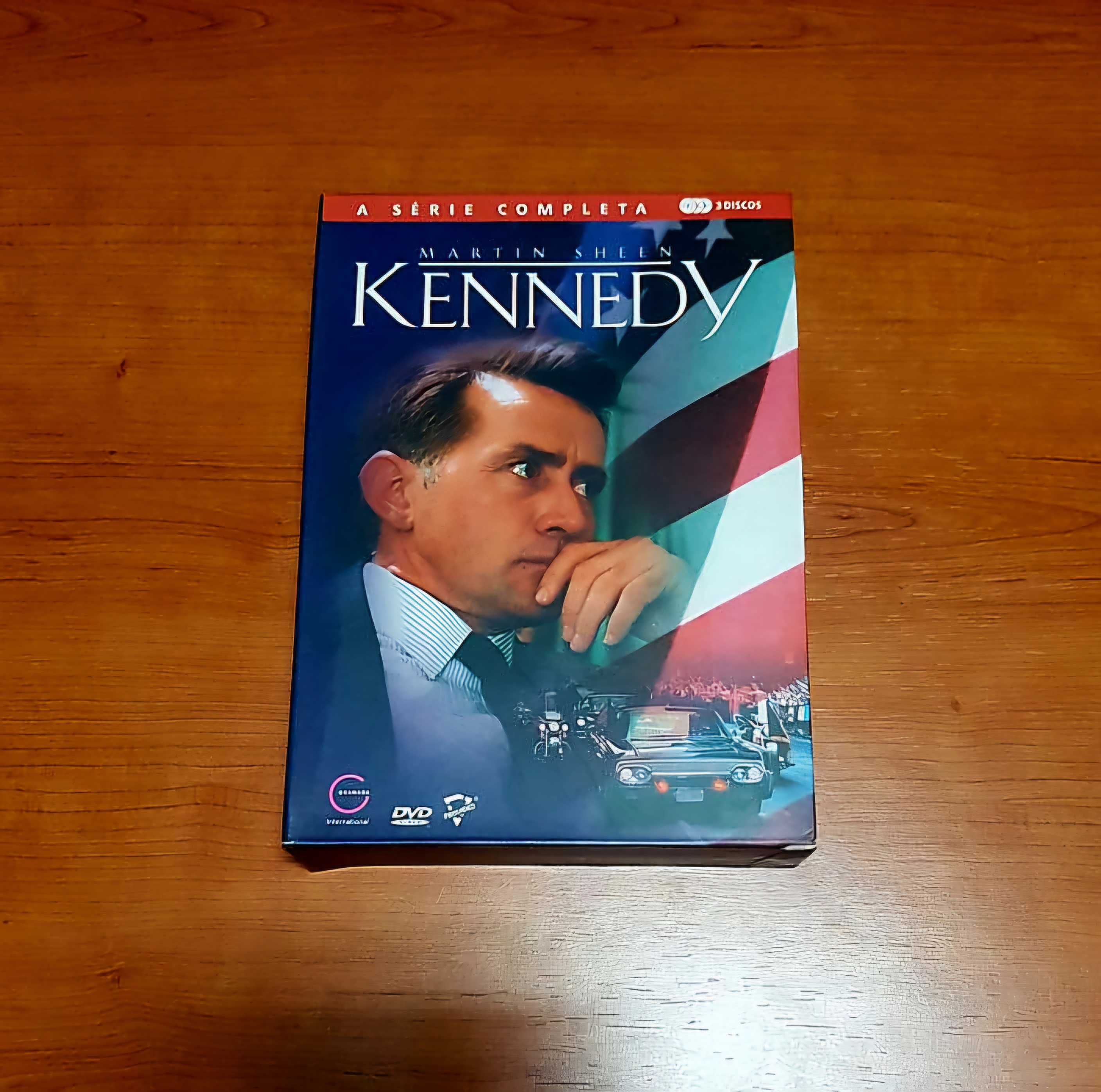 KENNEDY - Mini série mítica de 1983 (Martin Sheen) 3 discos / 5 horas