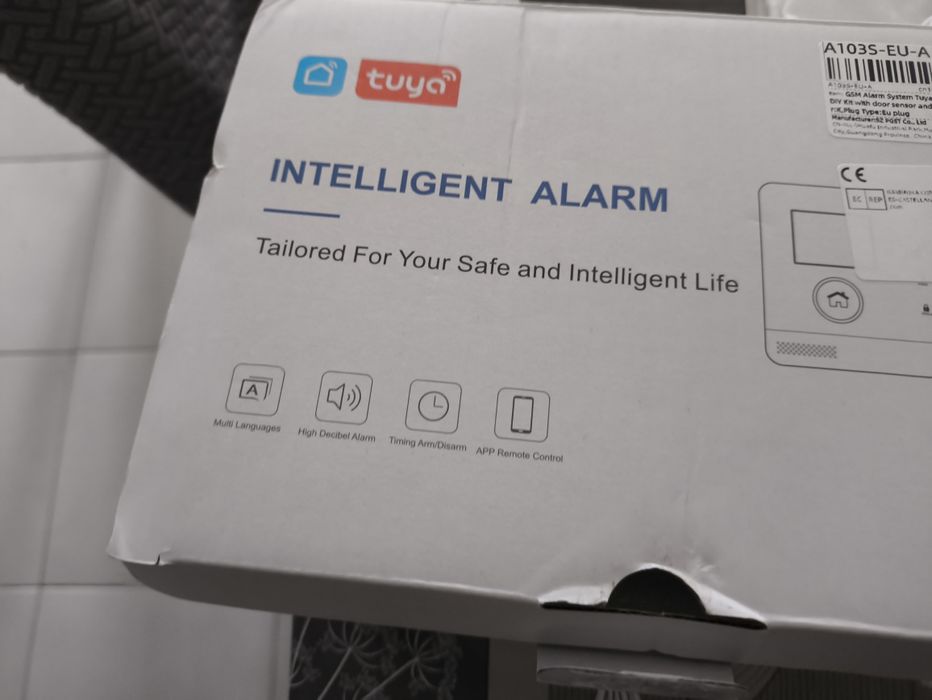 Alarme inteligente tuya gsm wifi