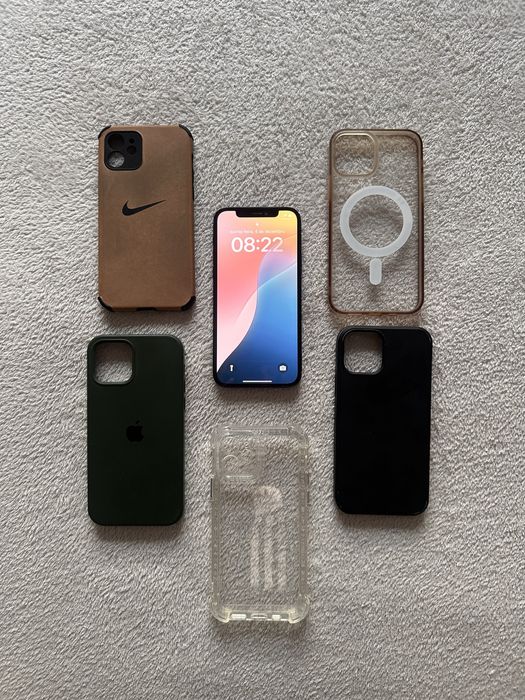 Iphone 12 Preto 64GB + 5 Capas | Sem Face ID