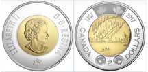 Канадські монети долар євро euro dollar