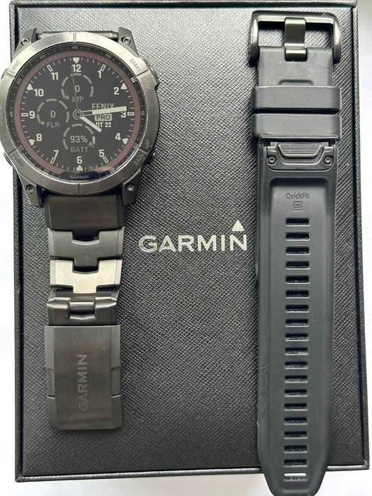 Смарт-годинник Garmin fenix 7X Sapphire Solar титановий, 51 мм