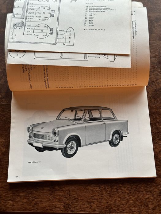 Trabant 601 instrukcja plus schemat