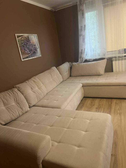 Kanapa rozkładana sofa, 3 czesciowa z pojemnikiem na pościel