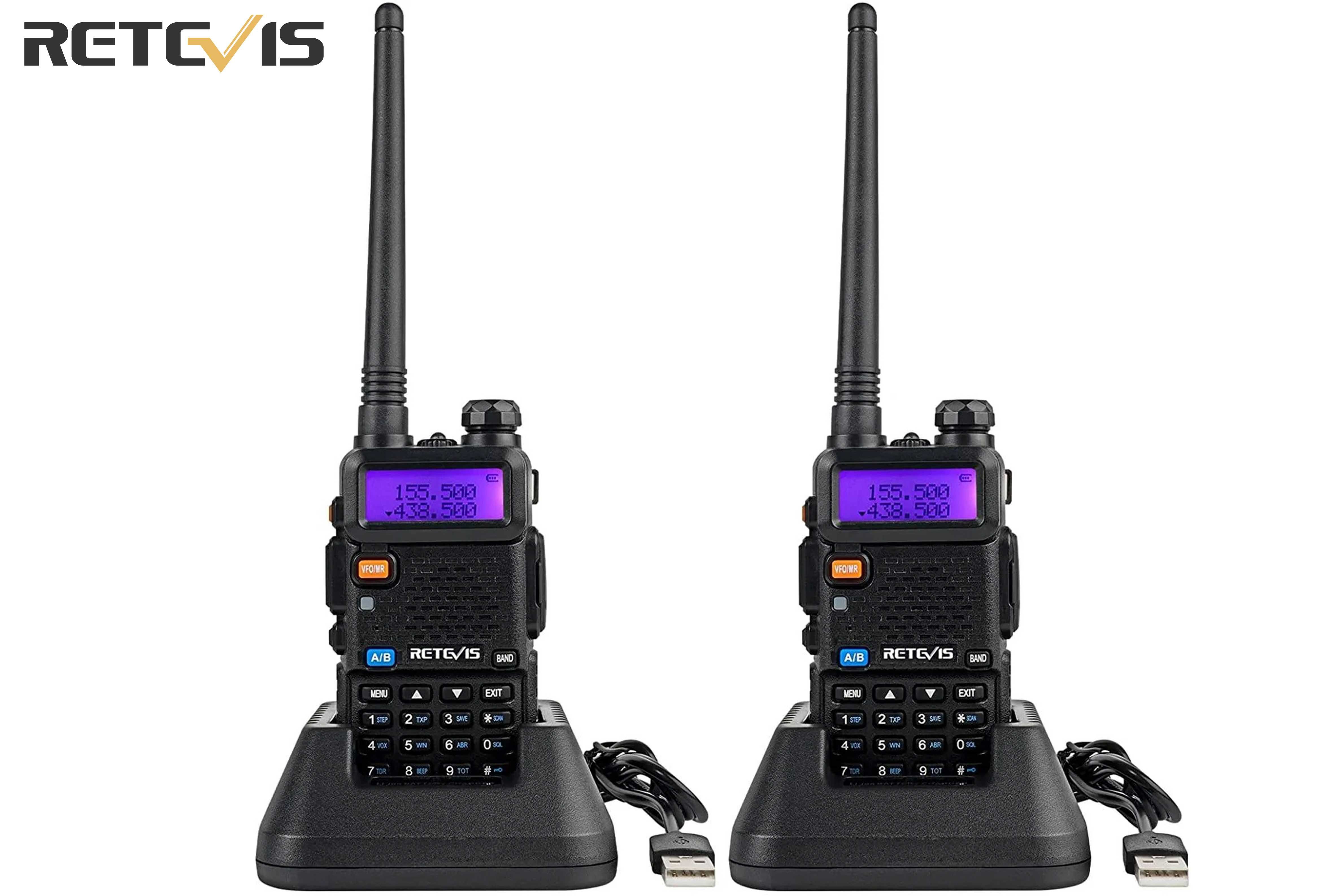 Rádio Retévis RT5R banda Dupla VHF UHF 5wats