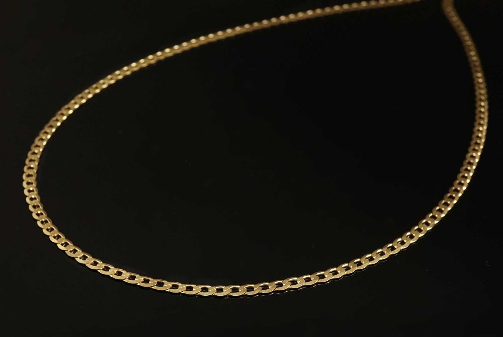 Złoto 585 - złoty łańcuszek pancerka 55 cm 12,65 g
