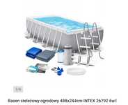 Basen INTEX pompa ciepła piaskowa generator chloru