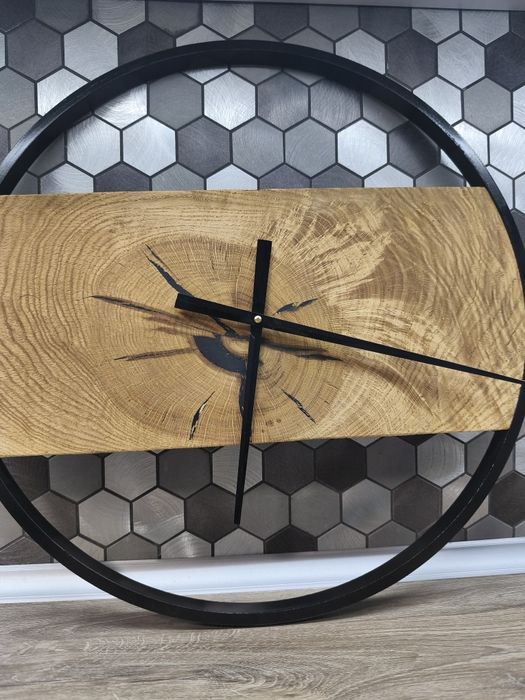 Zegar drewniany naturalny