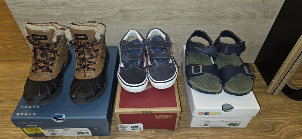Buty roz 32 Geox i Vans