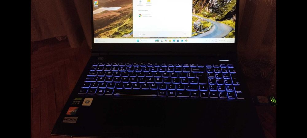 Ігровий Clevo pc50ds RTX 3080 16gb ddr6, i7 10870h