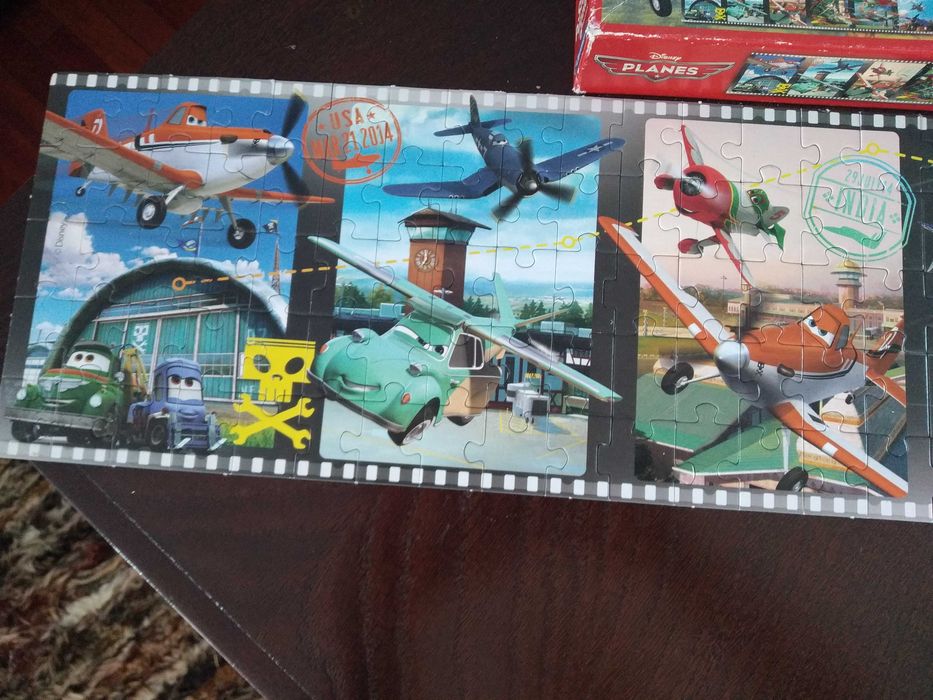 Clementoni puzle disney planes 8 obrazkow x 25 elementow story puzzle