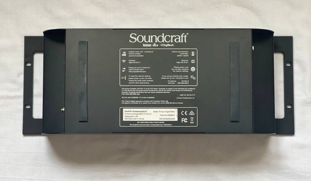 Цифровий мікшерний пульт Soundcraft UI16