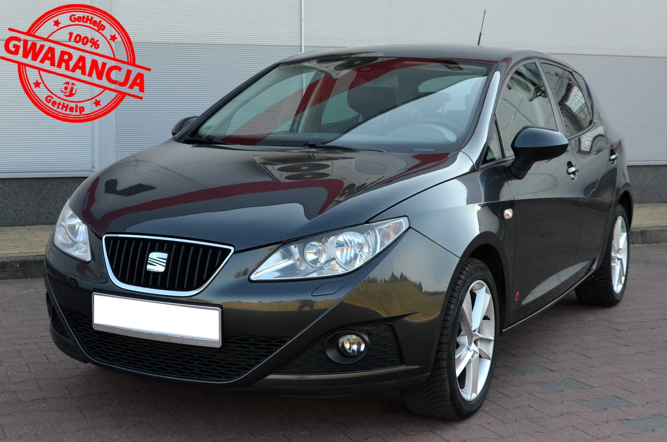 Seat Ibiza 1.2 MPI. 2012r. Klima* Alu* Grzane Fotele* Super Stan* Raty
