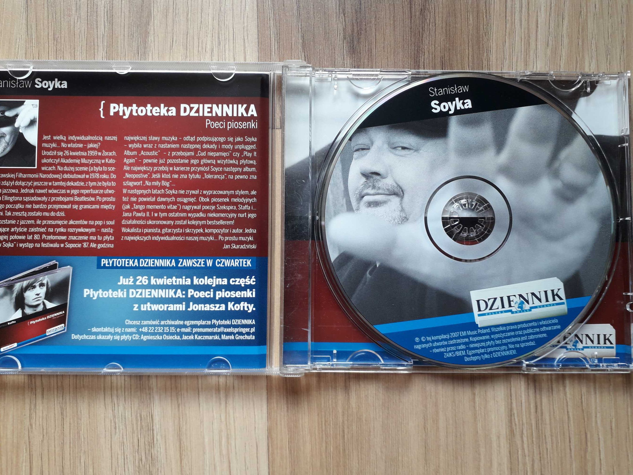 stanisław sojka poeci piosenki płyta cd nowa