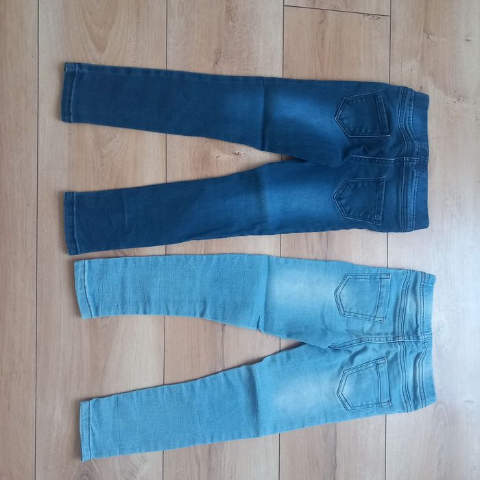 Spodnie jeansy jeansowe jeansy dla dziewczynki rozmiar 110