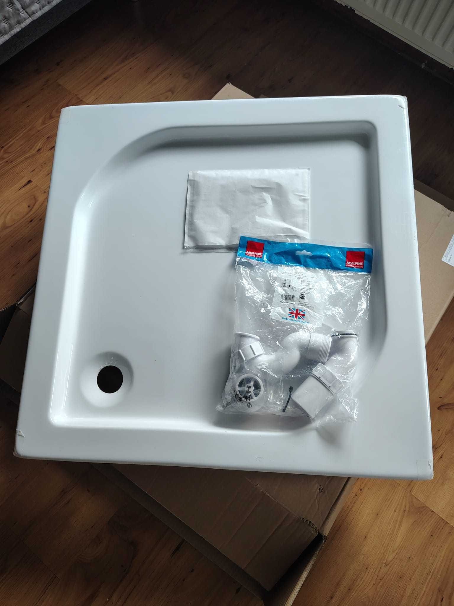 Brodzik 70x70 z syfonem