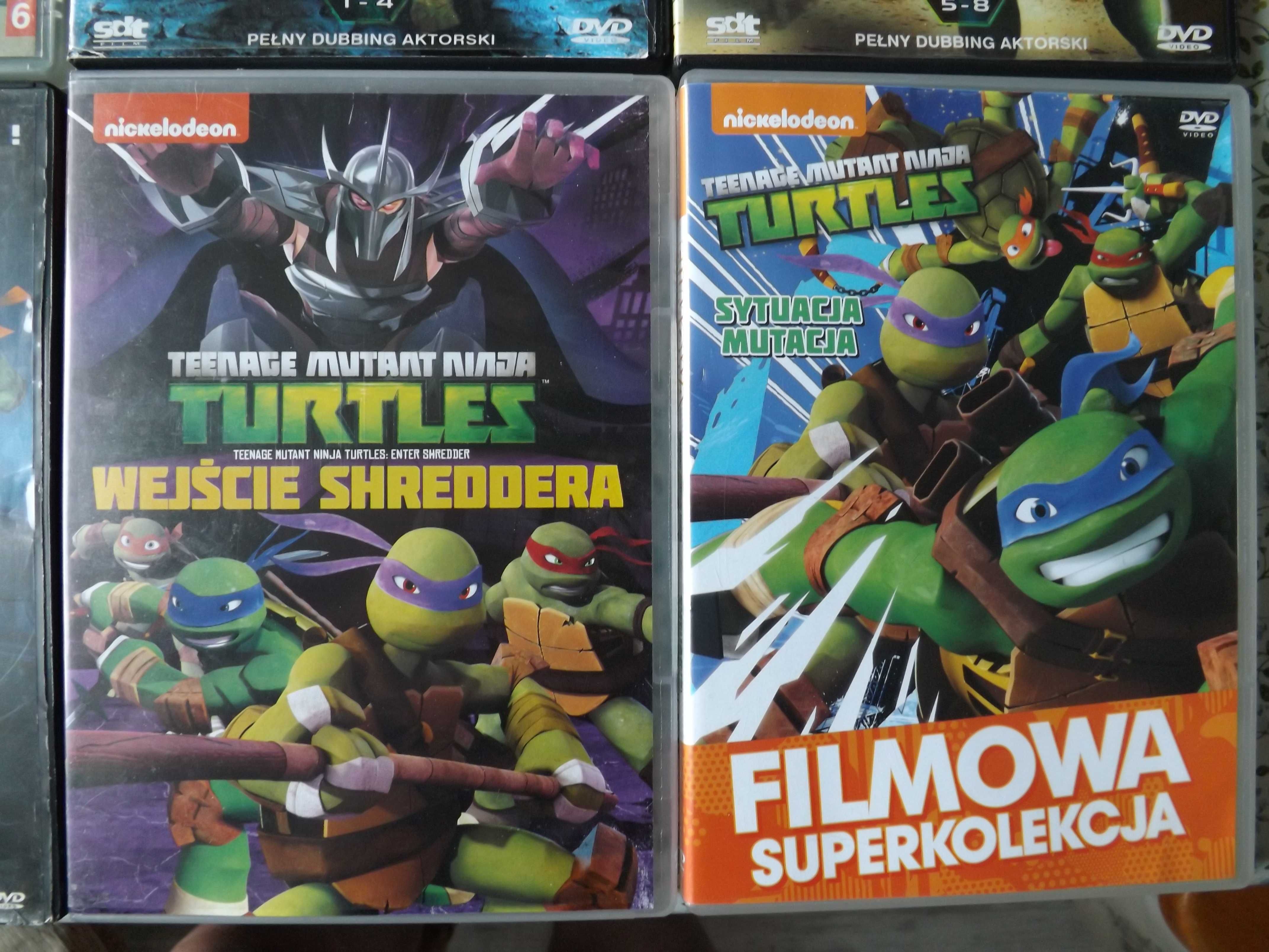 Żółwie Ninja bajki, filmy dvd