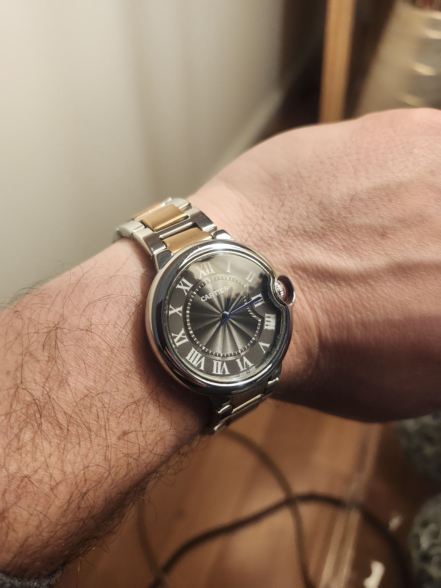 Relógio Cartier Ballon Bleu 33mm unisexo novo quartzo