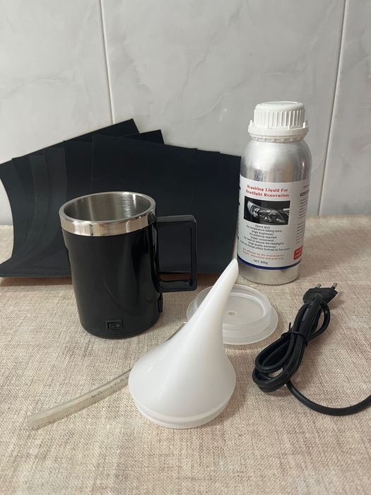 Kit reparação, renovação e polimento de faróis