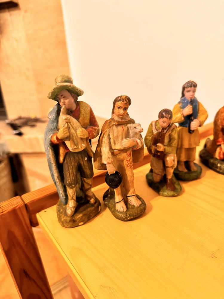 figurki do szopki stajenka przedwojenne maryja jozef antyk