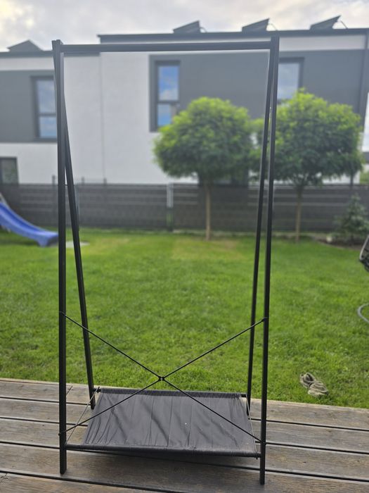Wieszak garderoba czarny metal