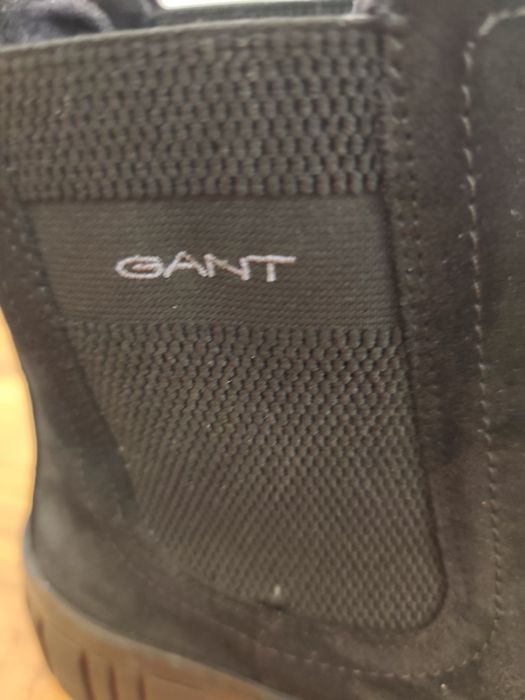 Жіночі замшеві , чорні черевики Gant