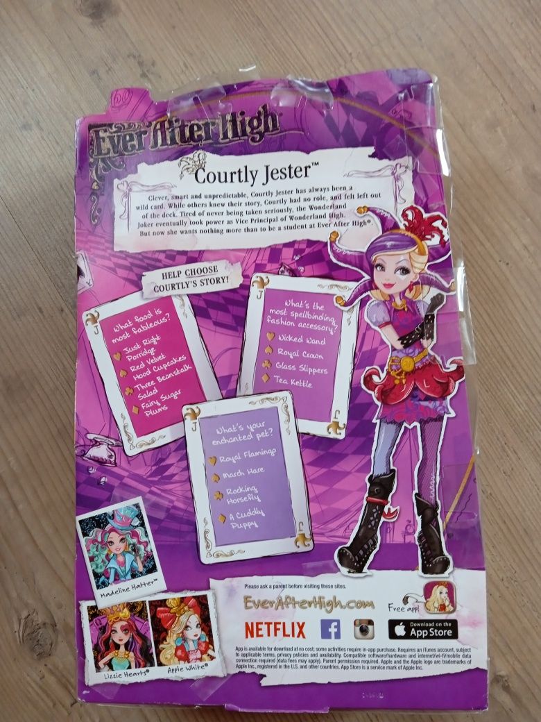 Нова лялька Courtly Jester Ever After High