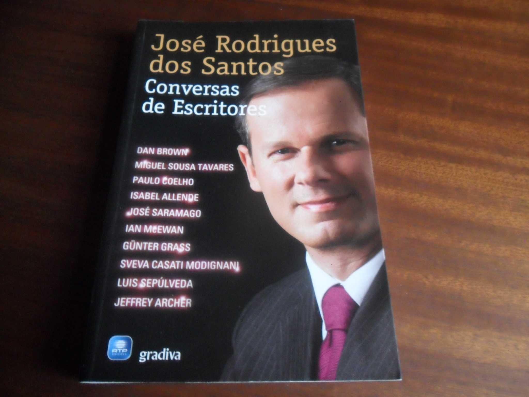 "Conversas de Escritores" de José Rodrigues dos Santos -1ª Edição 2010