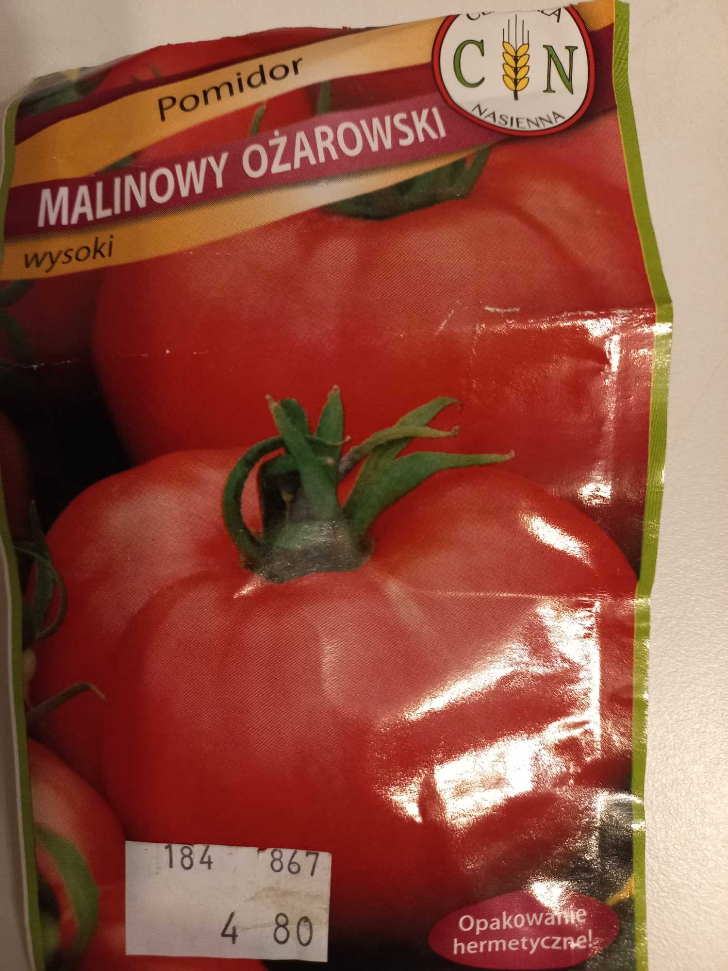 sadzonki pomidorów MALINOWY, koktajlowy