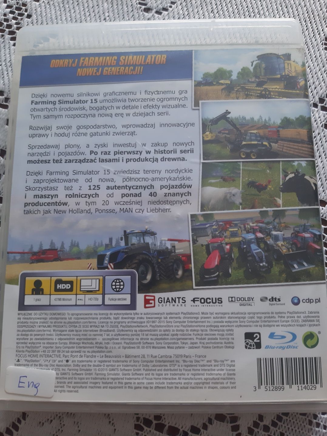 Farming Simulator 15 na ps3