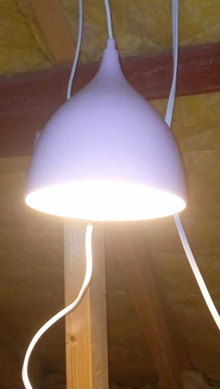 Lampa wisząca fioletowa