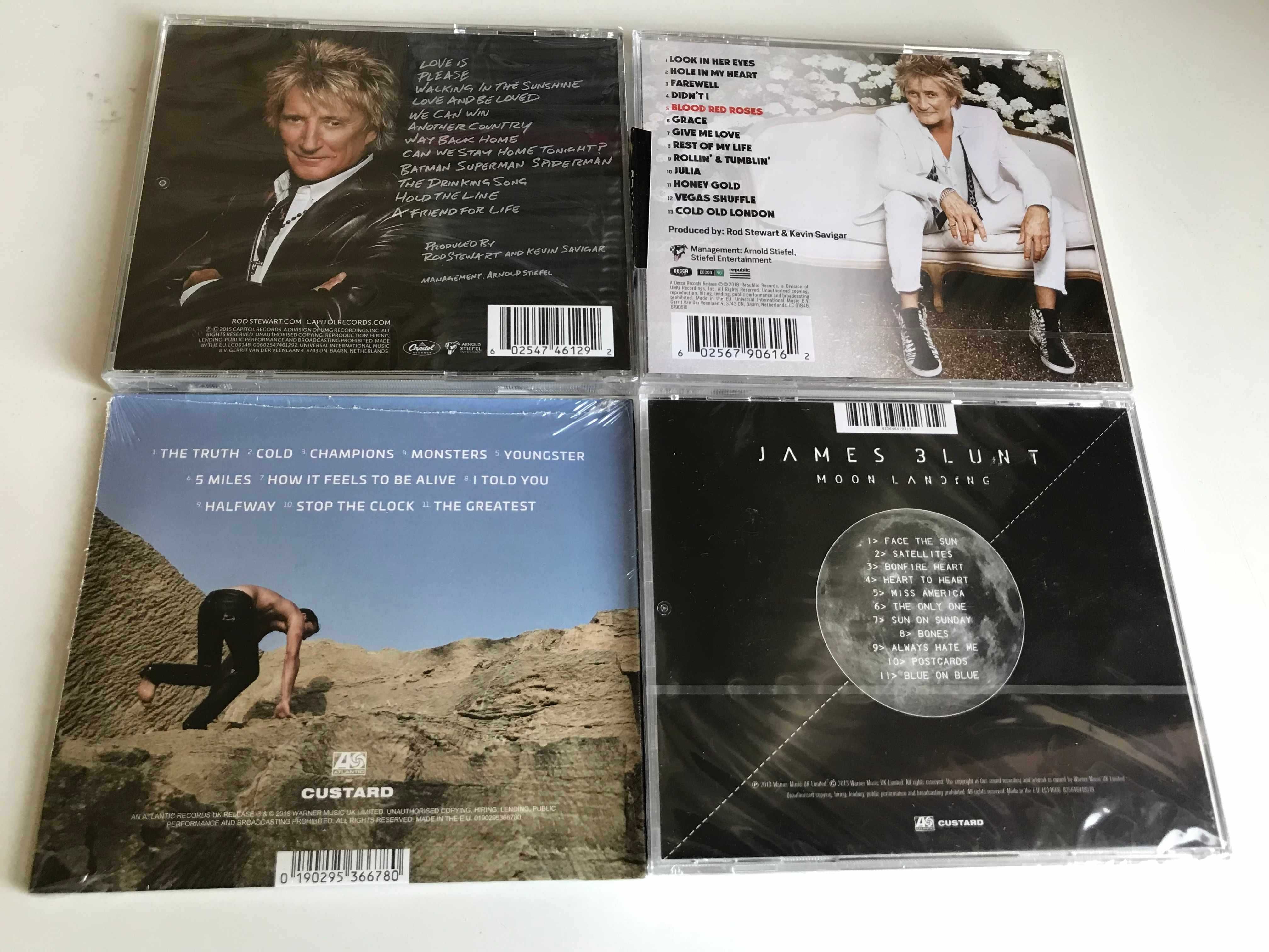 Zestaw 4 CD Rod Stewart James Blunt