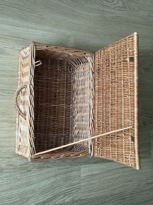 Kosz wiklinowy prostokatny