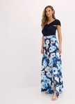 B.P.C sukienka maxi carmen w kwiaty ^44/46