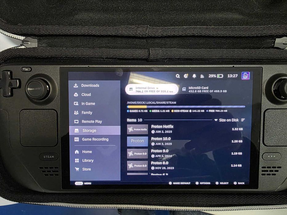 SteamDeck OLED Modelo de 512GB(Disco 1TB + Cartao 512GB)
