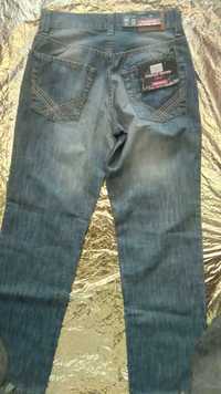 Spodnie meskie jeansy nowe rozm 32 obwód 80 cm BRIDLE