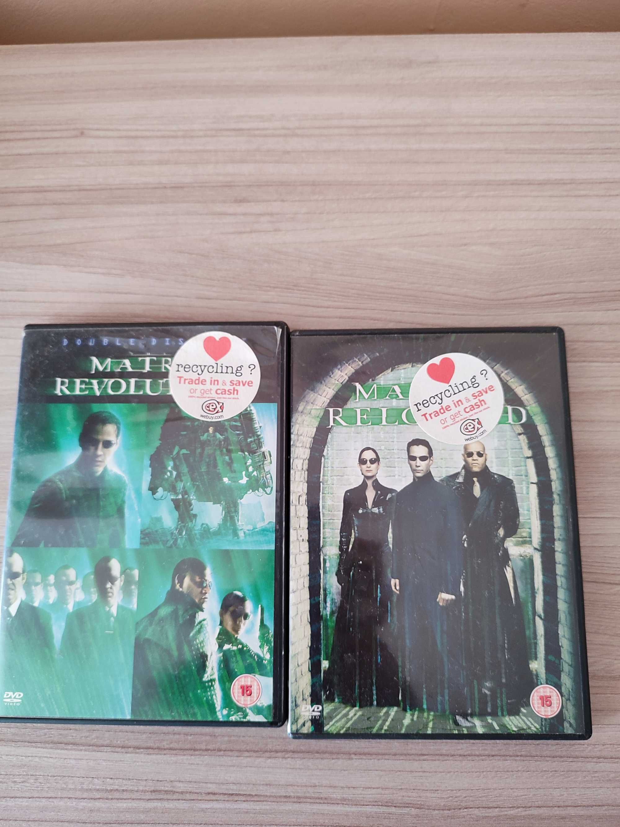 Dvd Film Matrix Revolution, oraz Reloaded 4 płyty, oryginał Eng ver.
