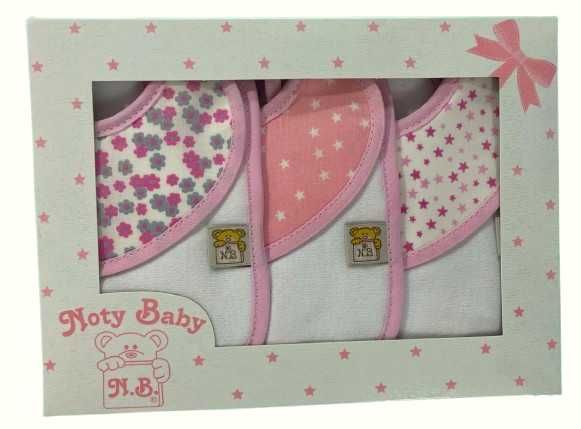 Conjuntos de  3  lindos babetes para bebé