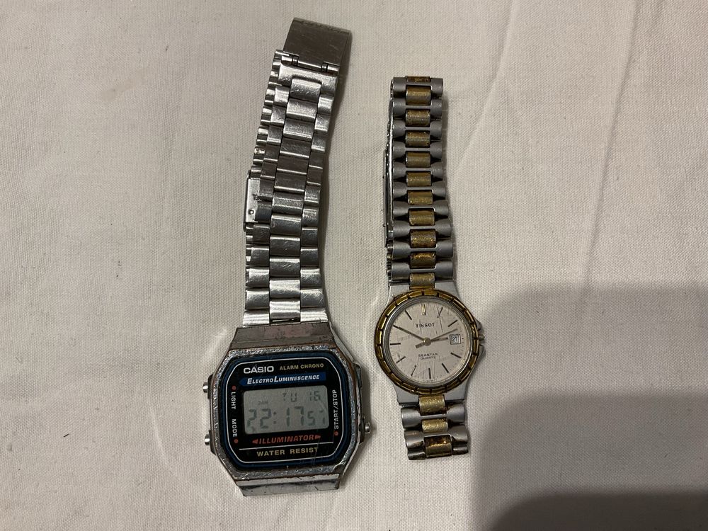 Relogios Tissot e Casio Digital