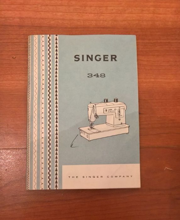 Livro manual Singer 348