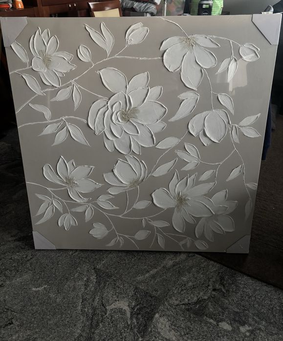 Obraz home you zdobiony na plotnie 100x100 home&you nowy