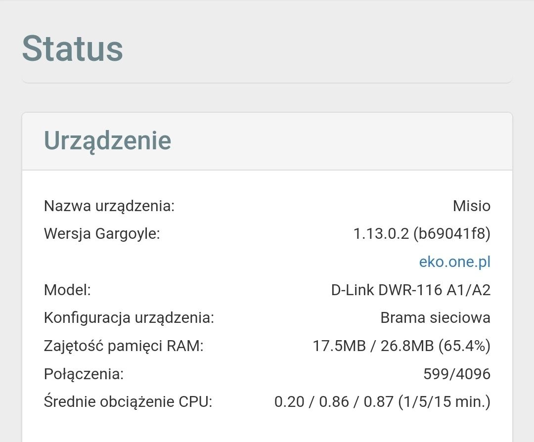 Router DLINK  DWR-116  A2E OpenWRT Gargoyle 1.13.0.2