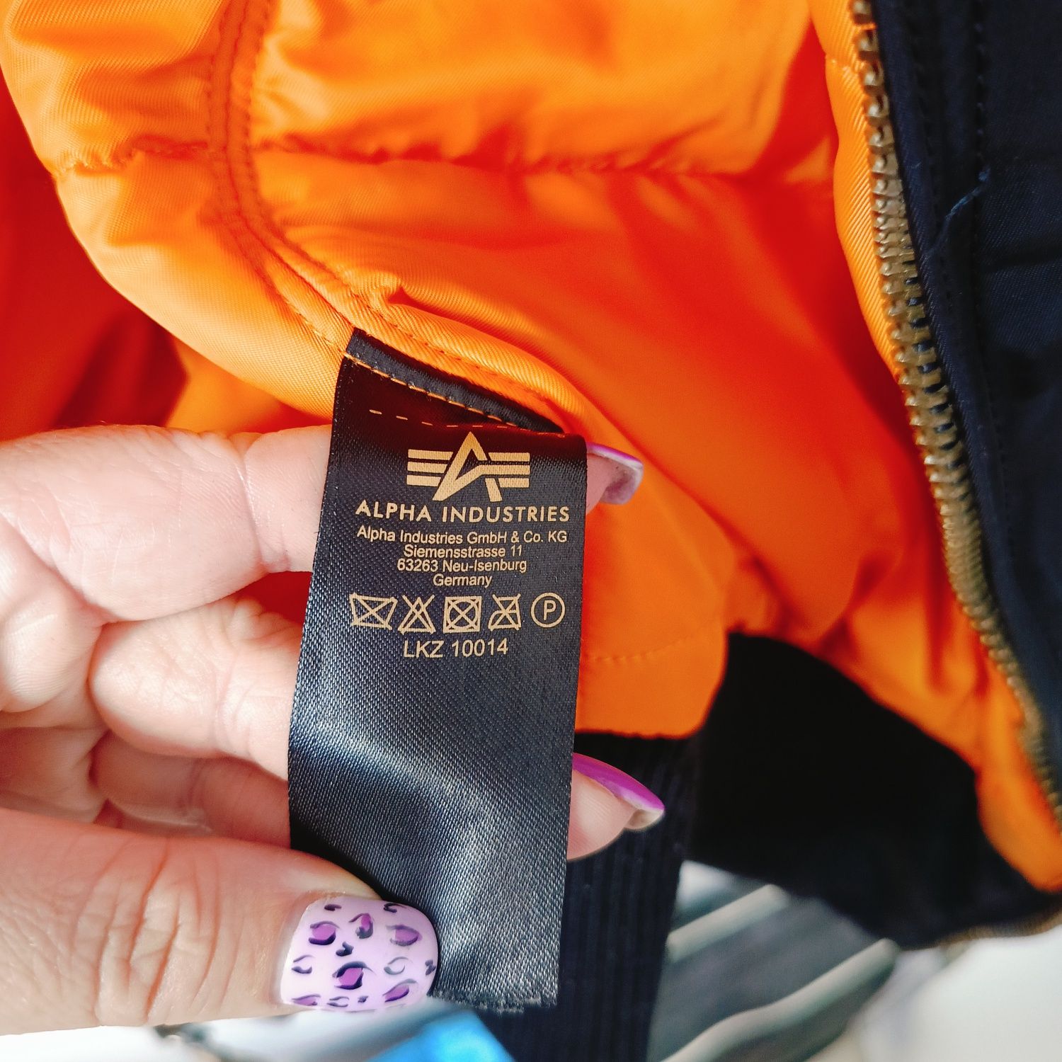 Kurtka Alpha industries S czarna
