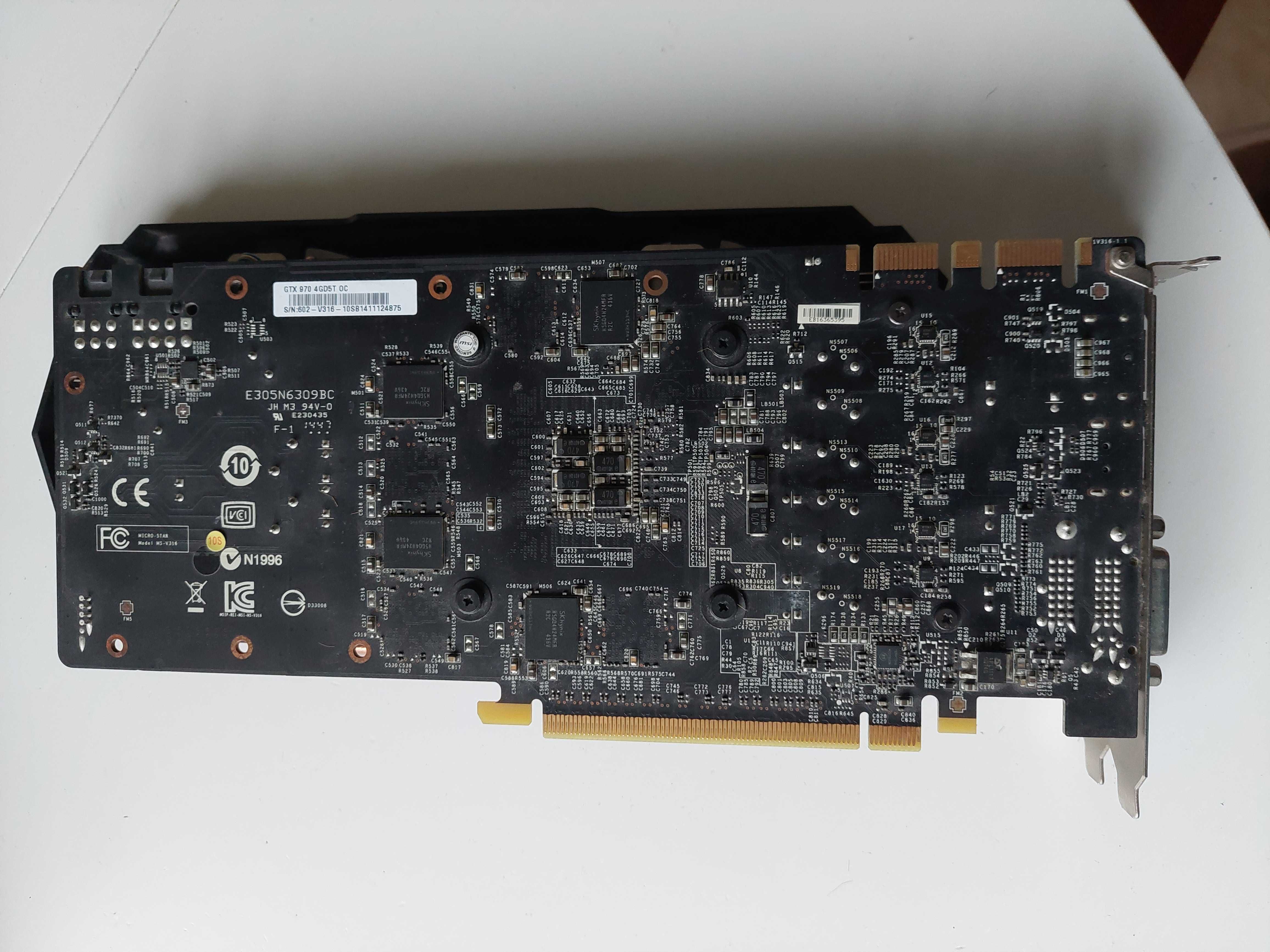 MSI karta graficzna 970 gtx