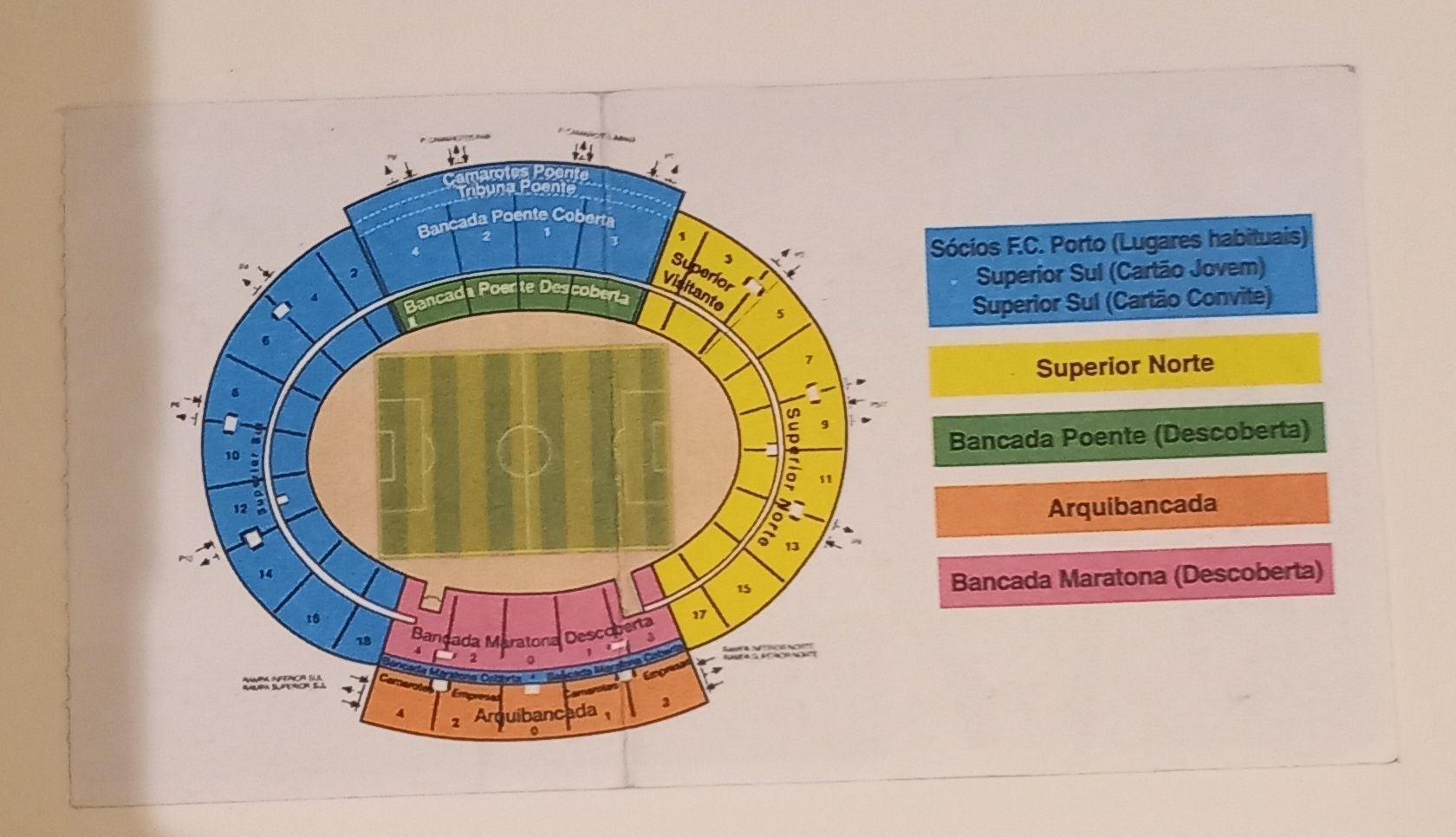 Bilhetes de jogos da selecção Portuguesa