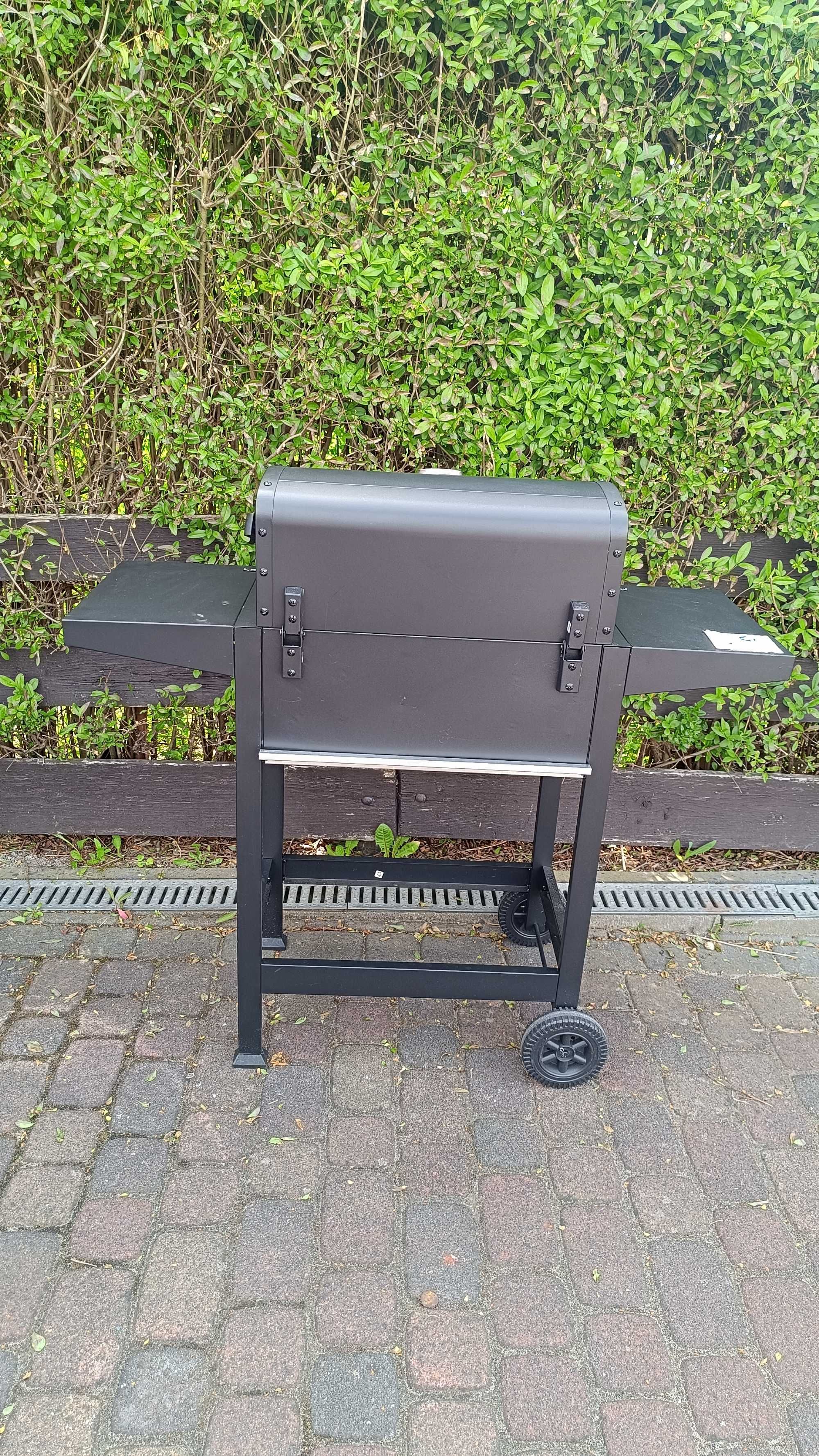 GRILL WĘGLOWY EL FUEGO OTTAWA S 2 boczne półki regulacja paleniska !