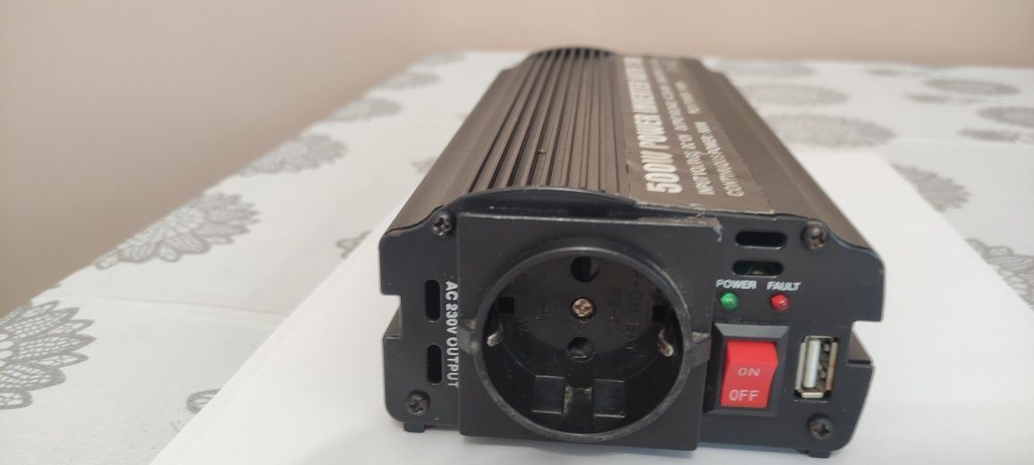 Інвертор  500W, перетворювач напруги 12v - 230v  500W