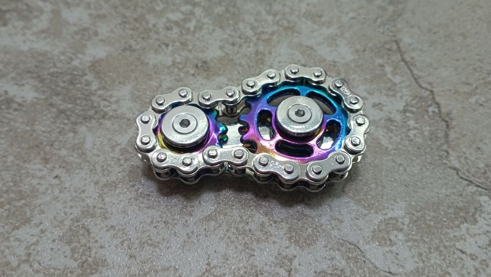 Антистресс цепь (гироскоп) металлический.