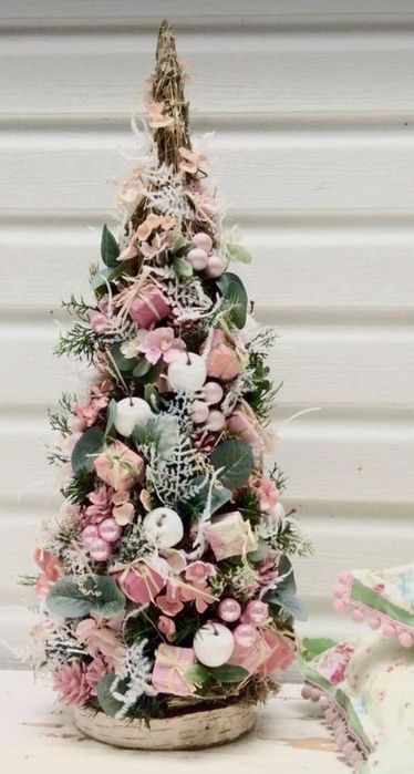 Ёлочка новогодняя с шишек, декор на новый год